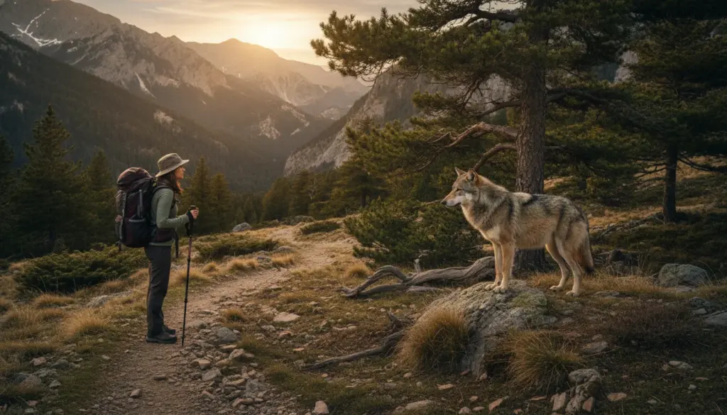 ¿Pánico ante un lobo en la montaña? Este instinto solo empeora las cosas