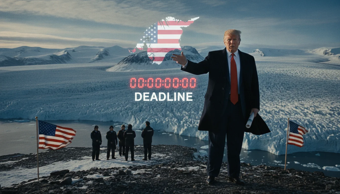 Trump fija una fecha límite para el control de Groenlandia