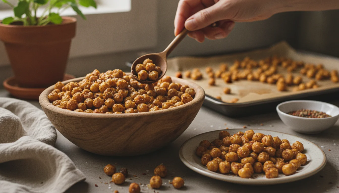 Cómo preparar garbanzos tostados: el snack saludable ideal para el antojo salado
